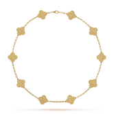 18K Vintage Alhambra 10 Motifs Necklace