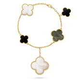 18K Magic Alhambra Five Motifs Bracelet