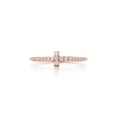 18K T Diamond Wire Ring