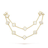 18K Vintage Alhambra 20 Motifs Long Necklace