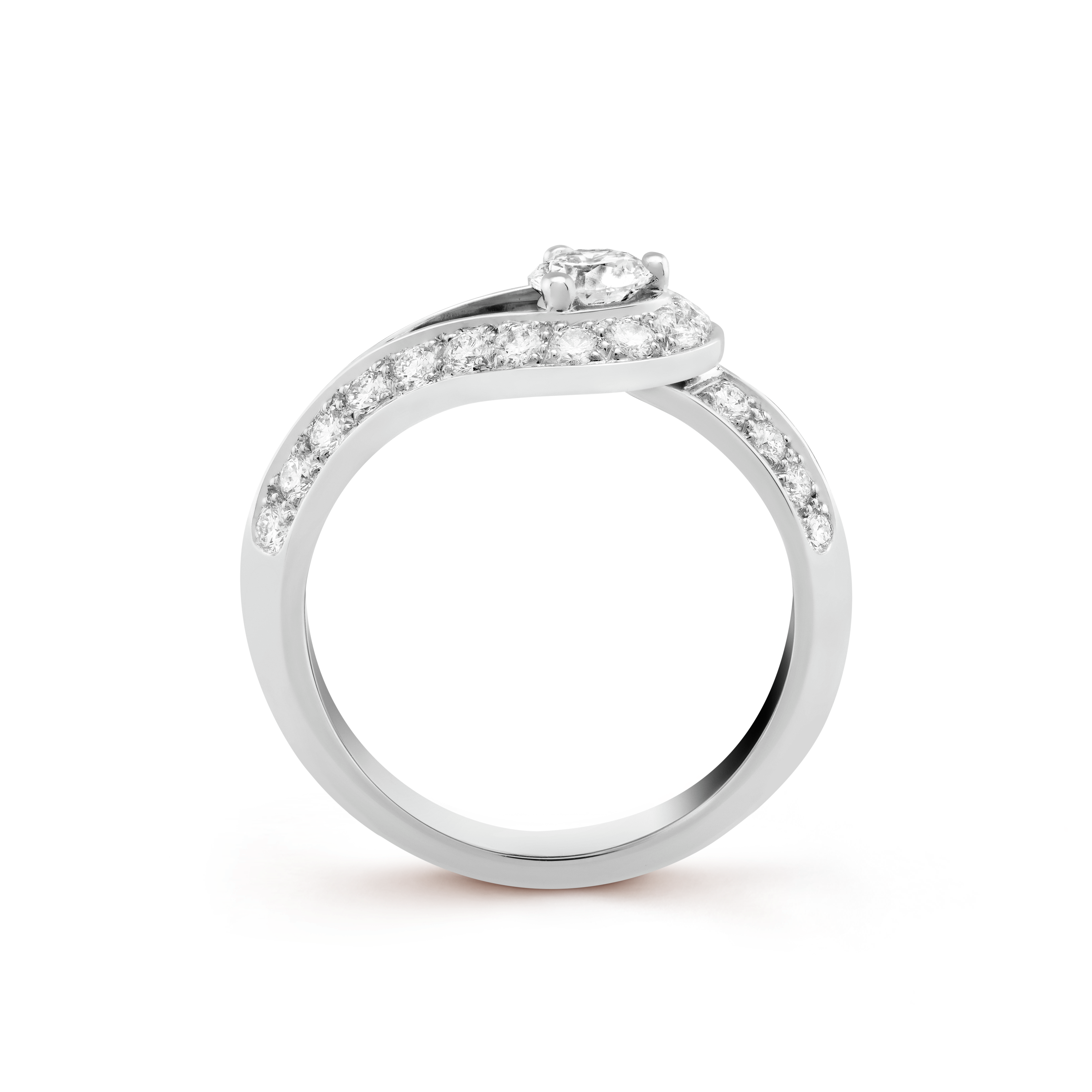 18K Couture Solitaire Ring