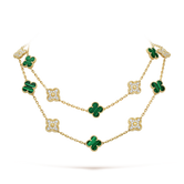 18K Vintage Alhambra 20 Motifs Long Necklace