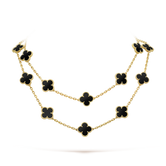 18K Vintage Alhambra 20 Motifs Long Necklace