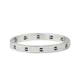 18K Diamond-paved Ceramic  Love Bracelet